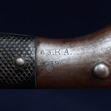 British 1879 Pattern Martini Henry Artillery Carbine Bayonet, Royal Artillery Marked 22